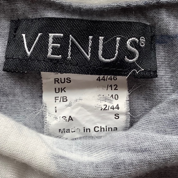 VENUS MAXI DRESS BLUE GREEN GREY tie dye ombre SZ Small - Picture 4 of 8